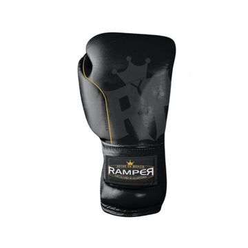 Guante de Box Modelo Black Mamba, RAMPER Entrenamiento, 100% Piel.