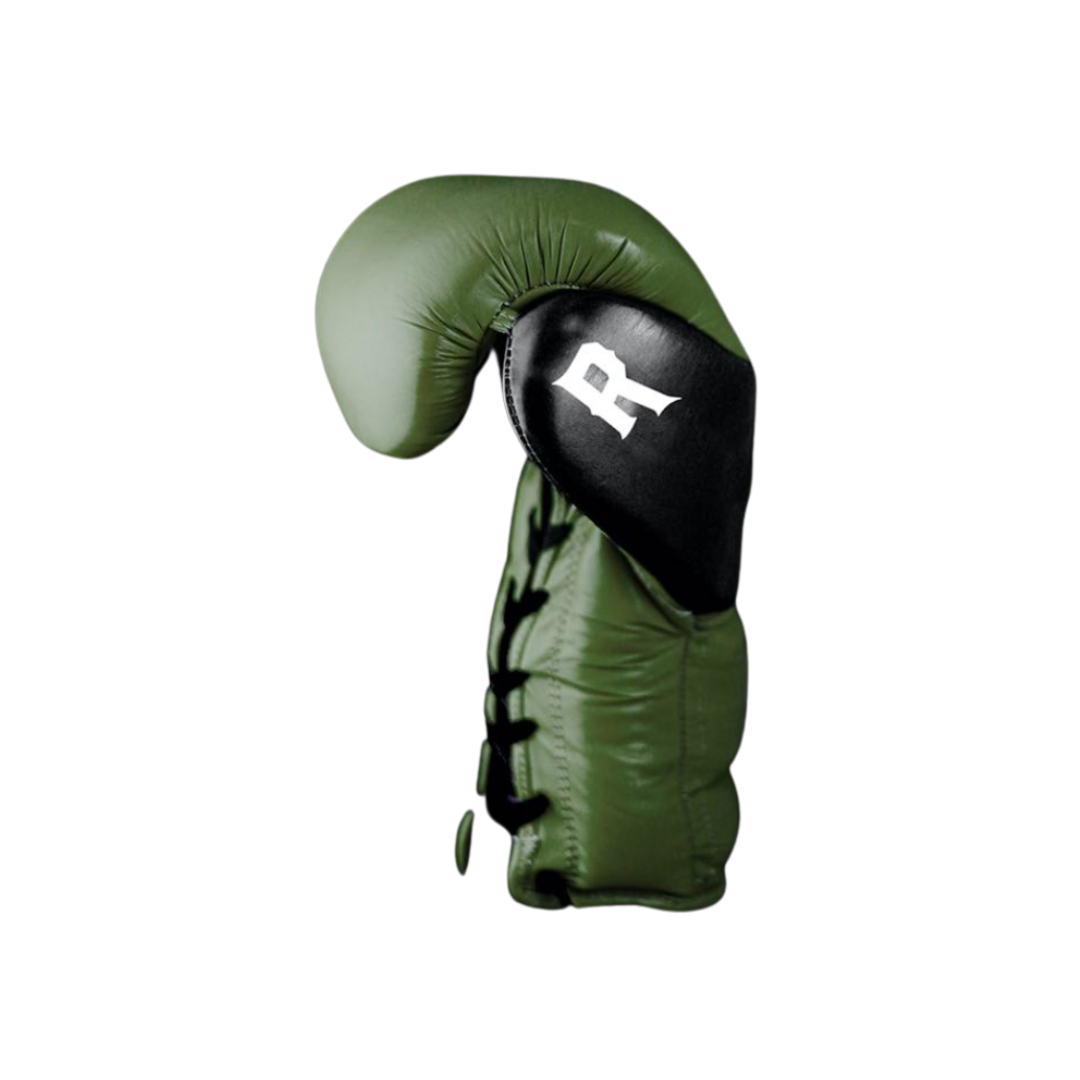 Guante de Box Modelo Green Trooper, RAMPER Entrenamiento, 100% Piel.