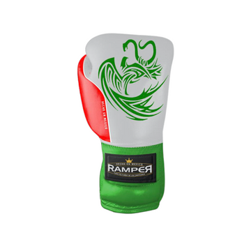 Guante de Box Modelo Fuerza Azteca, RAMPER Entrenamiento, 100% Piel.
