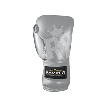 Guante de Box Modelo White Soldier, RAMPER Entrenamiento, 100% Piel.
