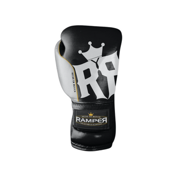 Guante de Box Modelo Black Rumble, RAMPER Entrenamiento, 100% Piel.