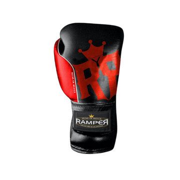 Guante de Box Modelo Black Redemption, RAMPER Entrenamiento, 100% Piel.