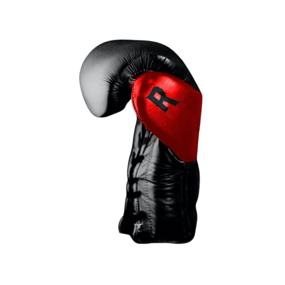 Guante de Box Modelo Black Redemption, RAMPER Entrenamiento, 100% Piel.