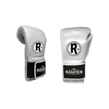 Guante de Box Blanco Premium 100% Piel