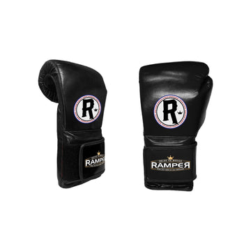 Guante de Box Negro Premium 100% Piel